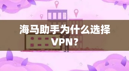 海马助手为什么选择VPN? 海马助手为什么选择VPN?