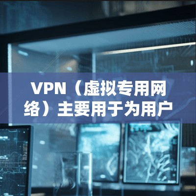 VPN（虚拟专用网络）主要用于为用户提供安全的网络连接，保护隐私和数据安全。它通过在用户设备和互联网之间建立一个加密的通道，确保数据传输过程中的安全性和匿名性
