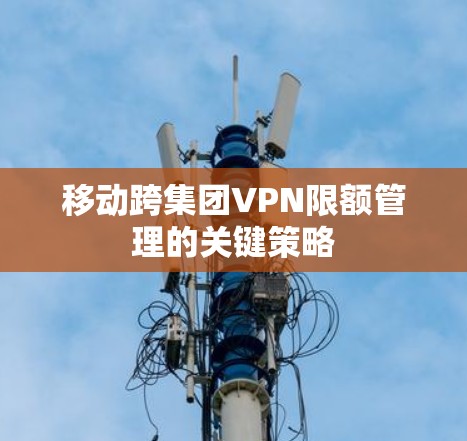 移动跨集团VPN限额管理的关键策略 移动跨集团VPN限额管理的关键策略