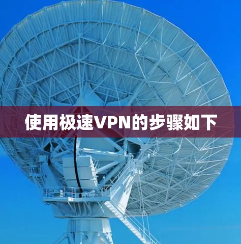 使用极速VPN的步骤如下
