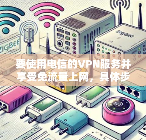 要使用电信的VPN服务并享受免流量上网，具体步骤如下