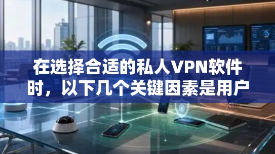 在选择合适的私人VPN软件时,以下几个关键因素是用户通常关注的 在选择合适的私人VPN软件时,以下几个关键因素是用户通常关注的