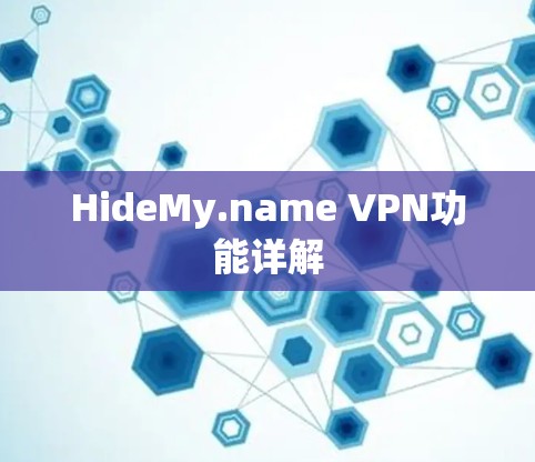 HideMy.name VPN功能详解 HideMy.name VPN功能详解