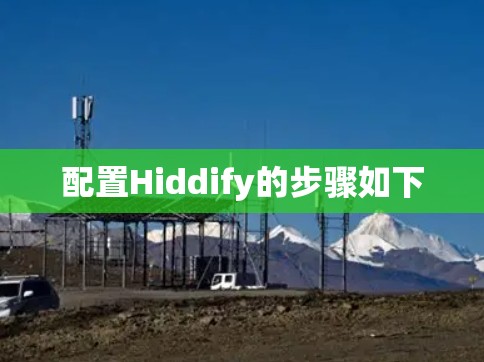 配置Hiddify的步骤如下