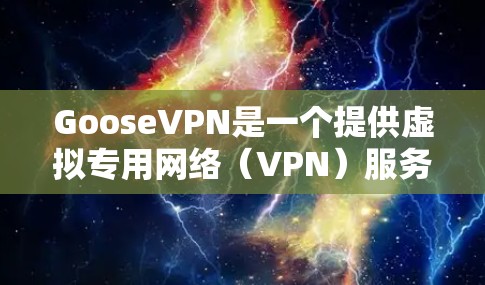 GooseVPN是一个提供虚拟专用网络(VPN)服务的平台,旨在帮助用户保护隐私、加密数据传输,并提供安全的网络连接。以下是GooseVPN的主要功能介绍 GooseVPN是一个提供虚拟专用网络(VPN)服务的平台,旨在帮助用户保护隐私、加密数据传输,并提供安全的网络连接。以下是GooseVPN的主要功能介绍