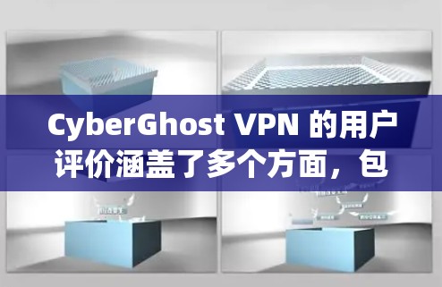 CyberGhost VPN 的用户评价涵盖了多个方面,包括速度、隐私保护、服务器分布、客户端质量、价格、客服支持和兼容性等。以下是对这些方面的总结